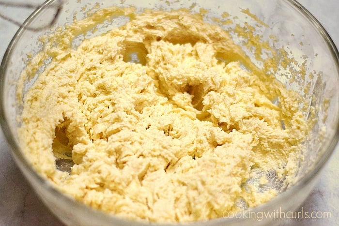 Beat the butter, eggs, and sugar together in a large bowl cookingwithcurls.com